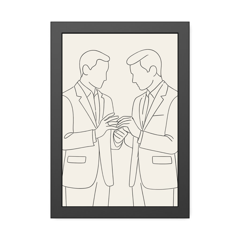 Two Grooms — The Ring Exchange