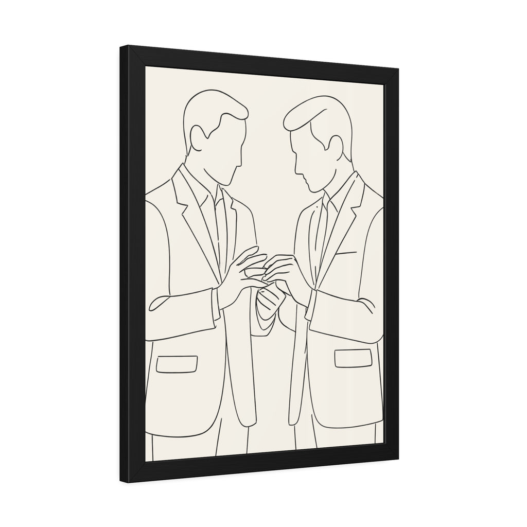 Two Grooms — The Ring Exchange