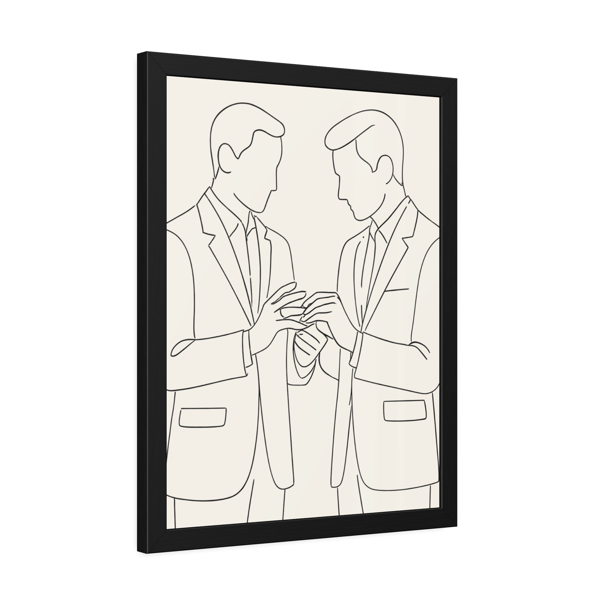 Two Grooms — The Ring Exchange