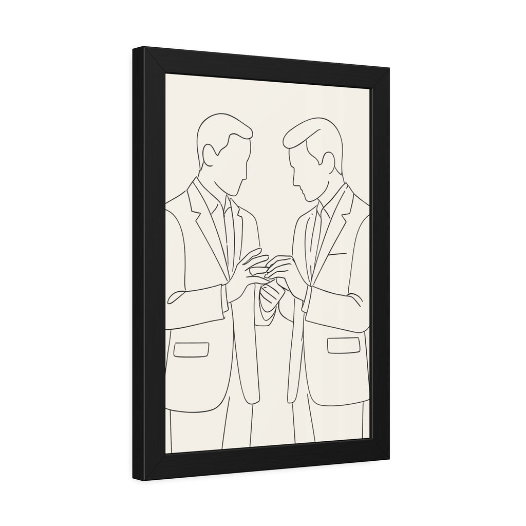 Two Grooms — The Ring Exchange