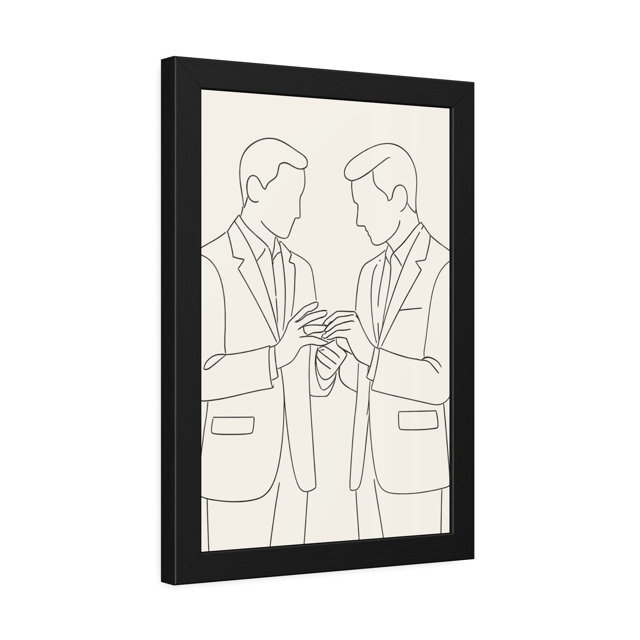 Two Grooms — The Ring Exchange