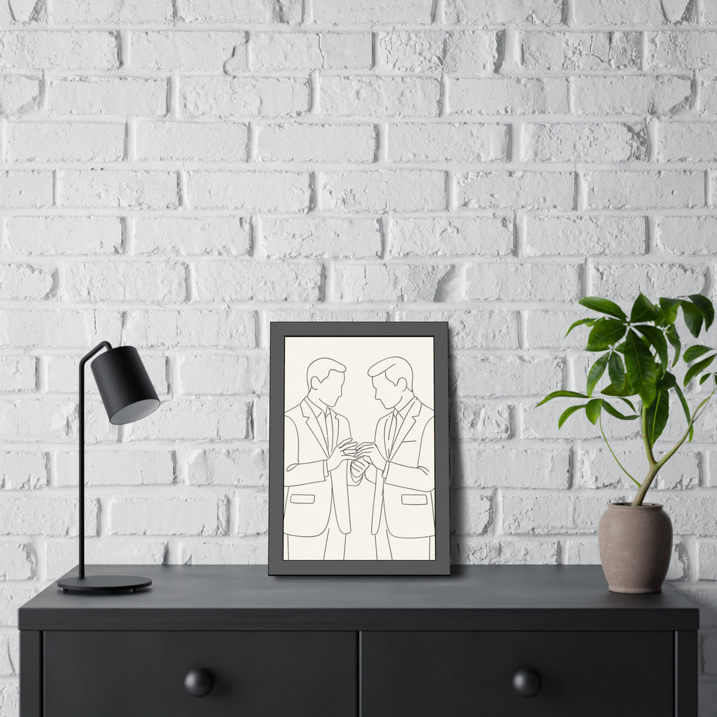 Two Grooms — The Ring Exchange