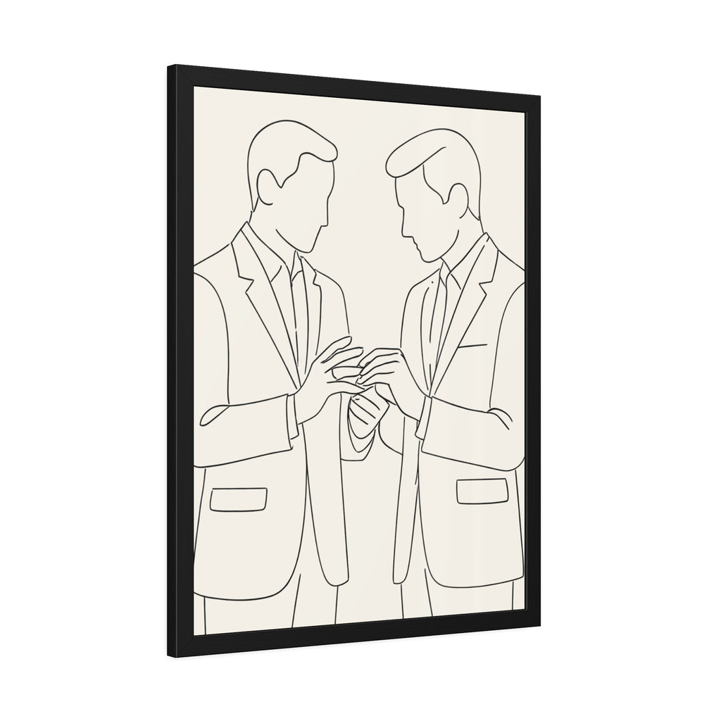 Two Grooms — The Ring Exchange