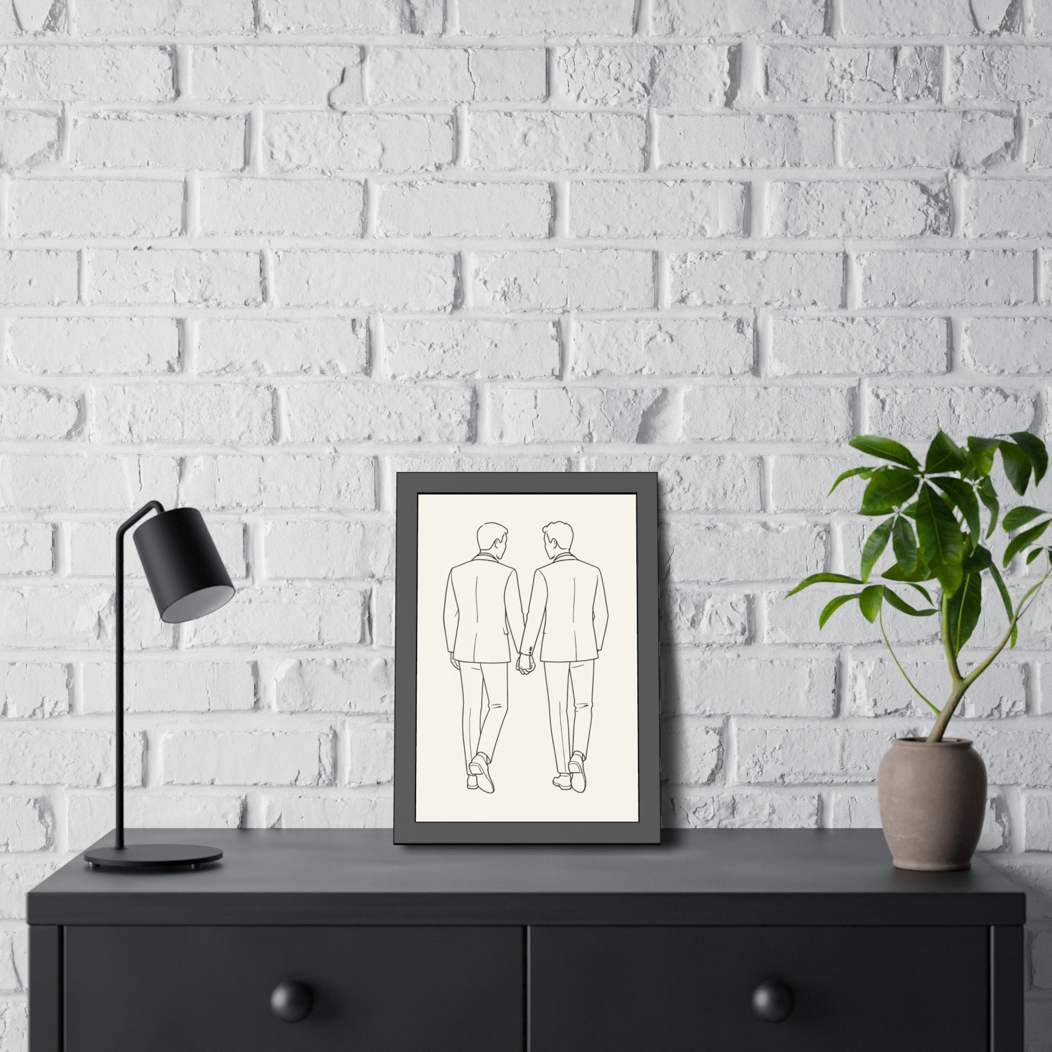 Two Grooms Walking - OTTR