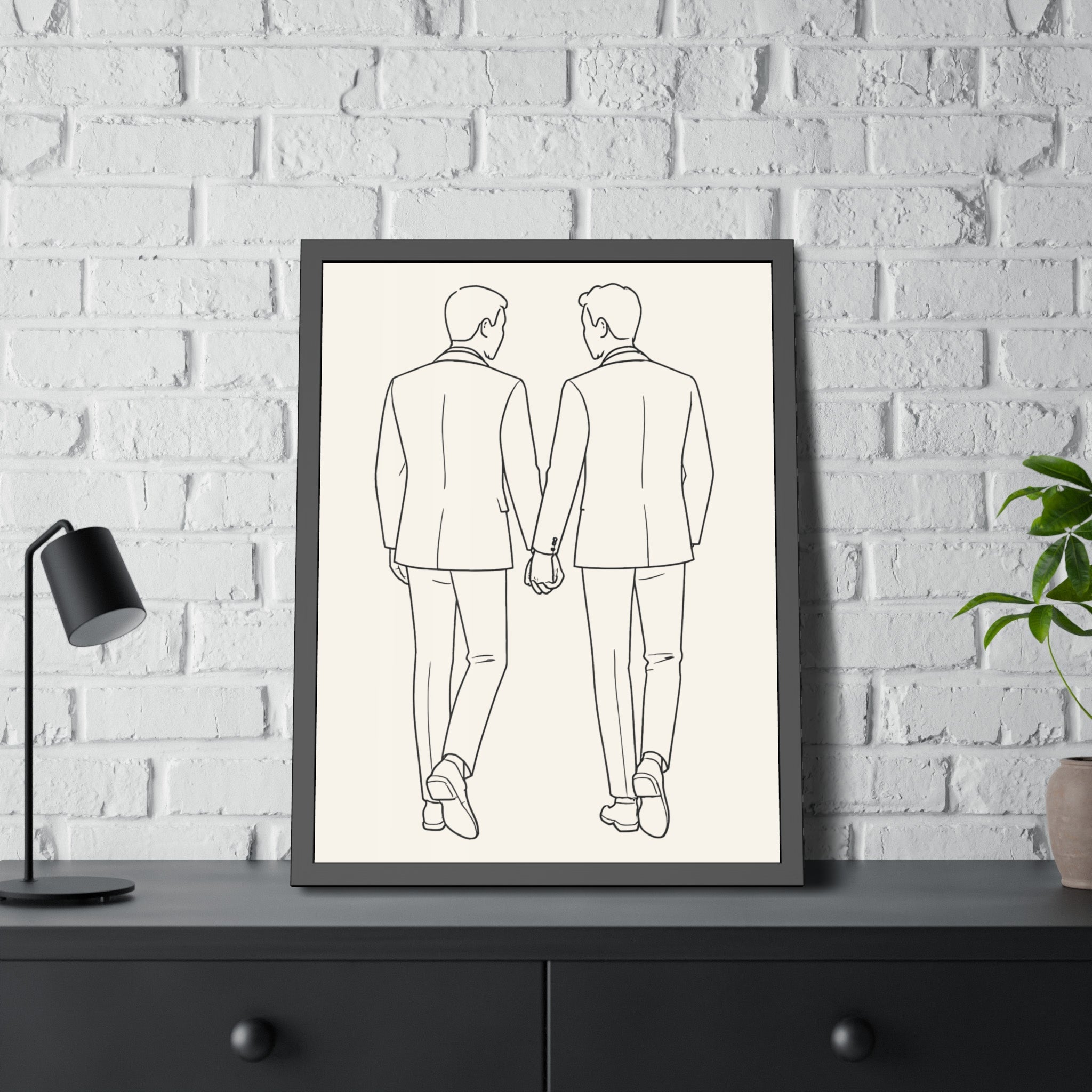 Two Grooms Walking - OTTR